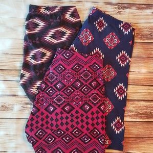 3pc Lot printed leggings